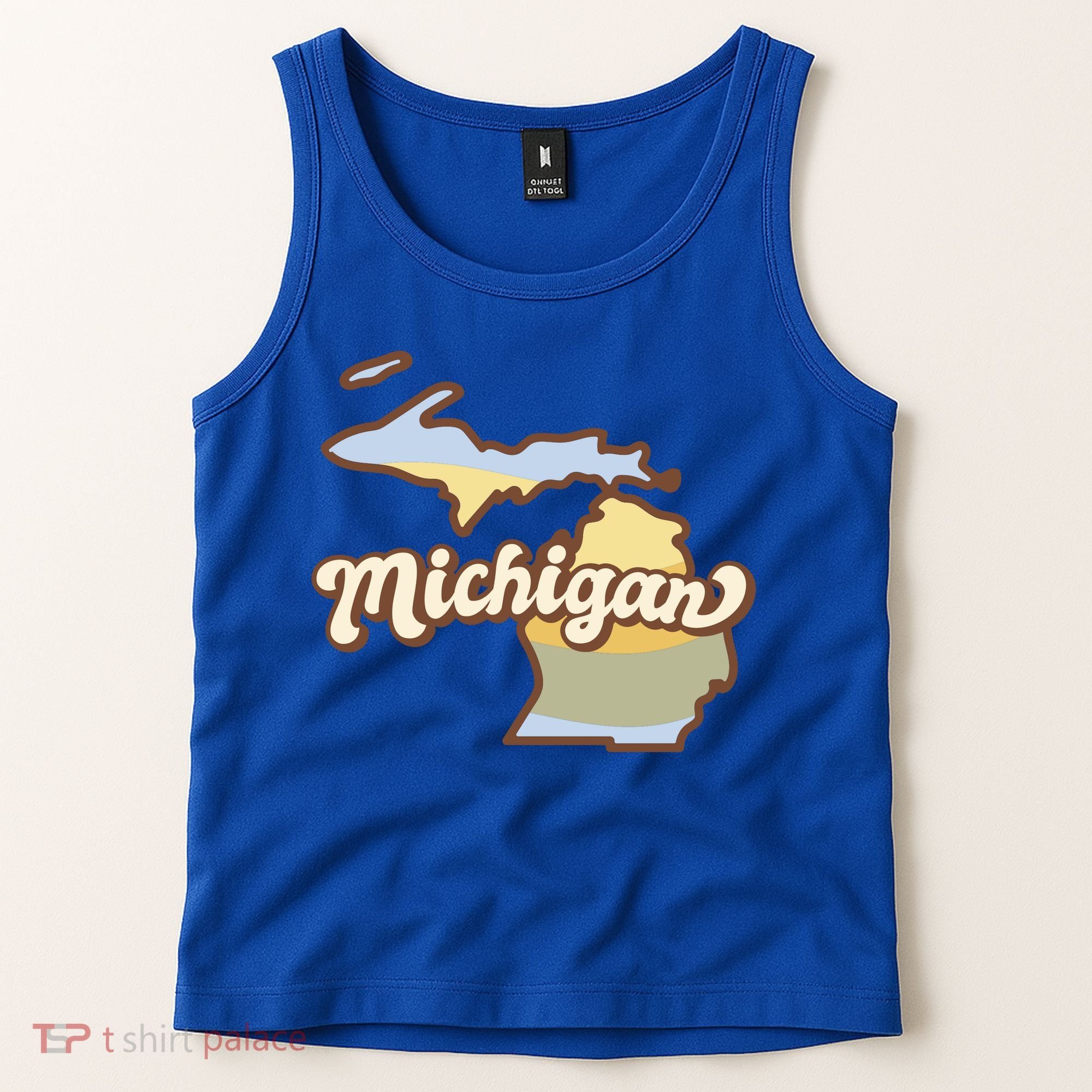 Iowa Retro Sunset Logo Tank Top