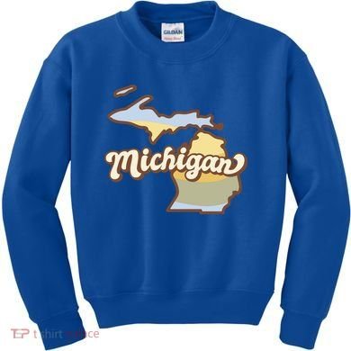Iowa Retro Sunset Logo Kids Sweatshirt