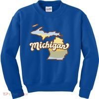 Iowa Retro Sunset Logo Kids Sweatshirt thumb 0