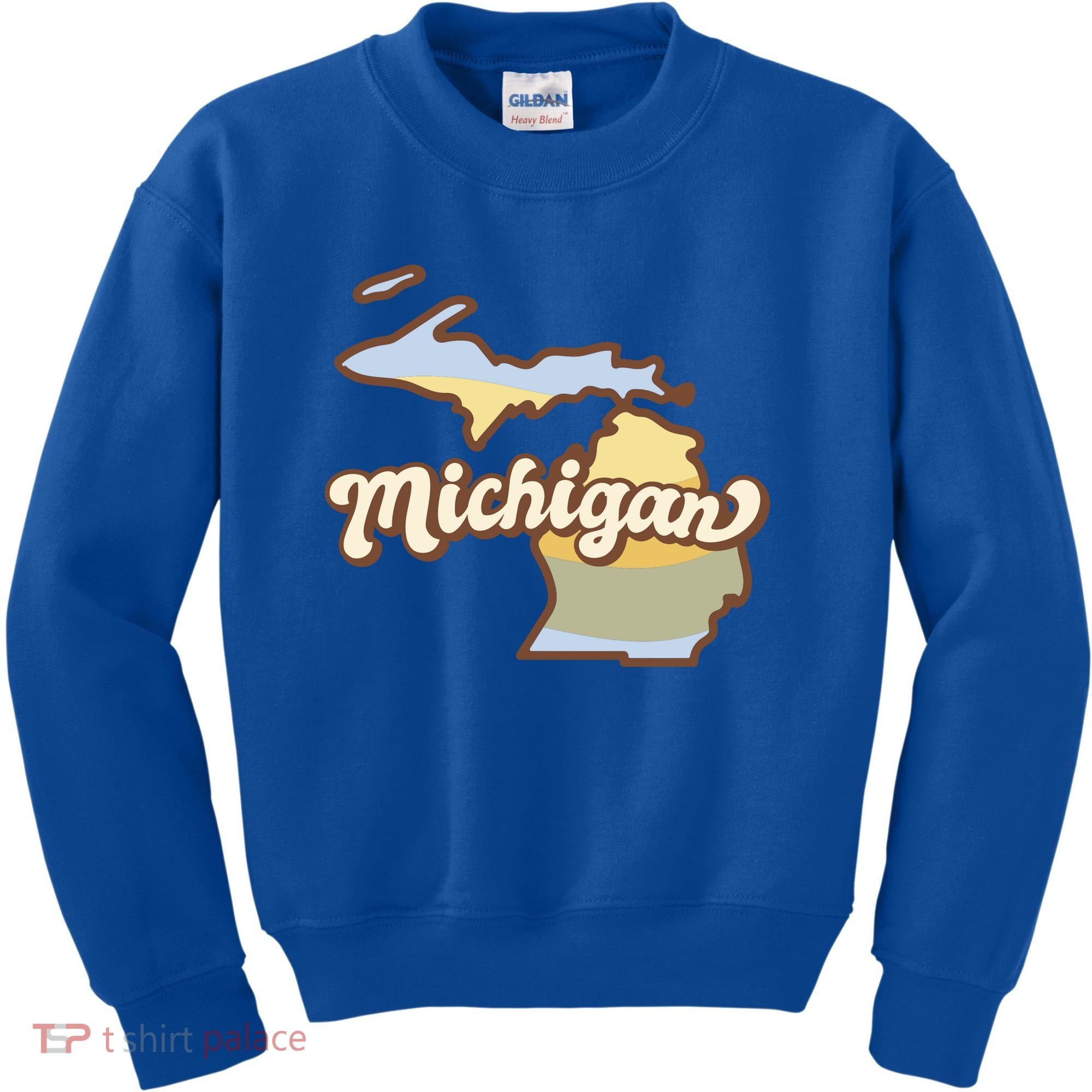 Iowa Retro Sunset Logo Kids Sweatshirt