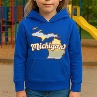 Iowa Retro Sunset Logo Kids Hoodie thumb 3