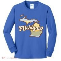Iowa Retro Sunset Logo Kids Long Sleeve Shirt thumb 0