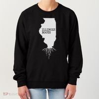 Illinois Roots  State Map Gift Illinois Women's Sweatshirt thumb 0