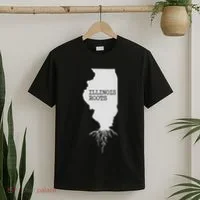 Illinois Roots  State Map Gift Illinois T-Shirt thumb 2