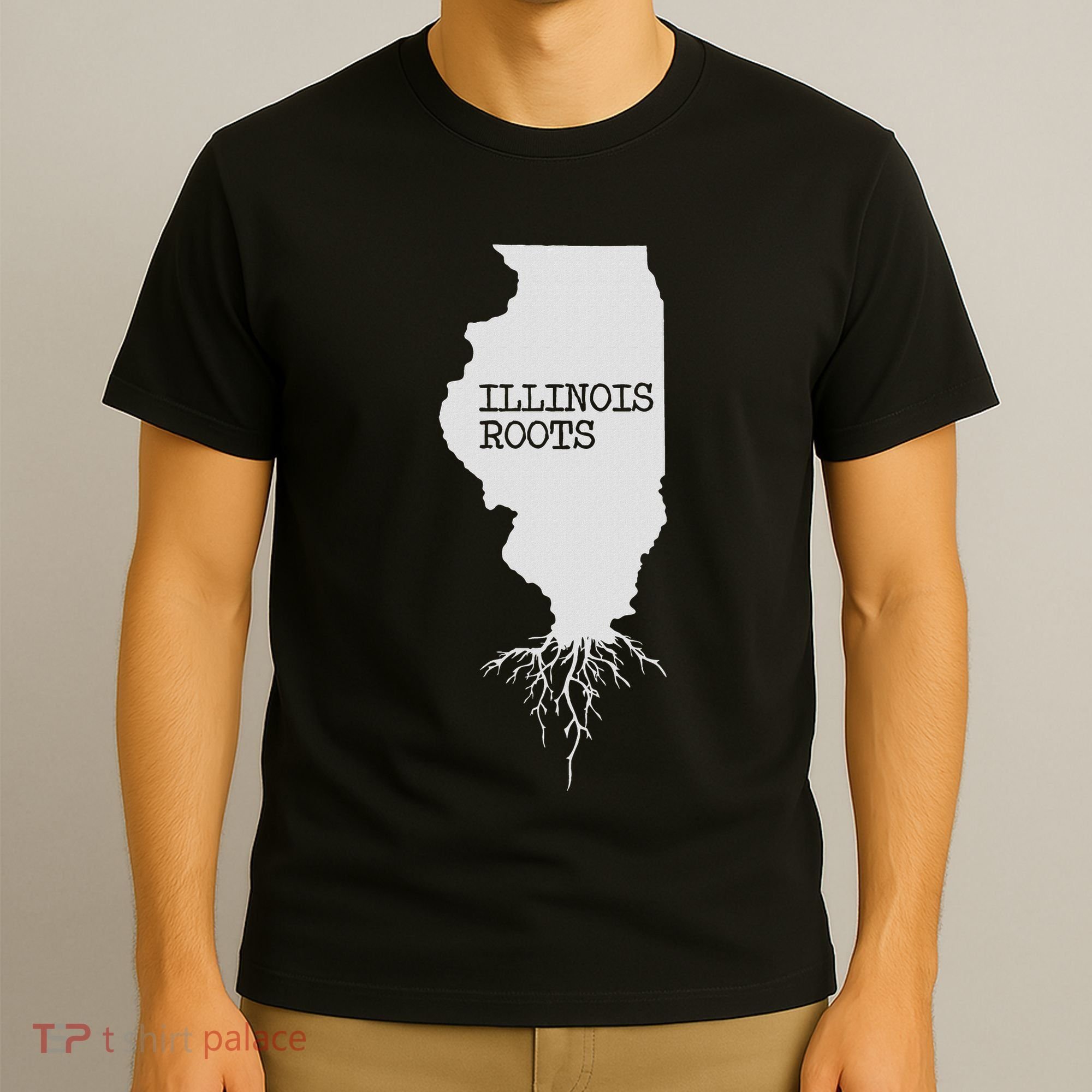 Illinois Roots  State Map Gift Illinois T-Shirt