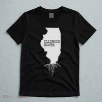 Illinois Roots  State Map Gift Illinois T-Shirt thumb 5
