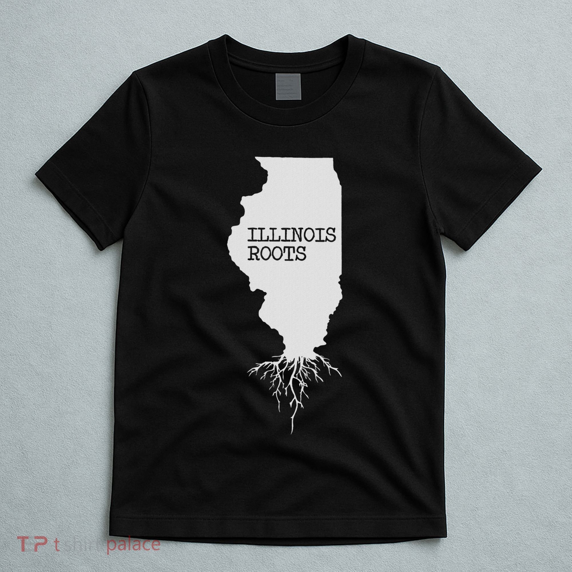 Illinois Roots  State Map Gift Illinois T-Shirt