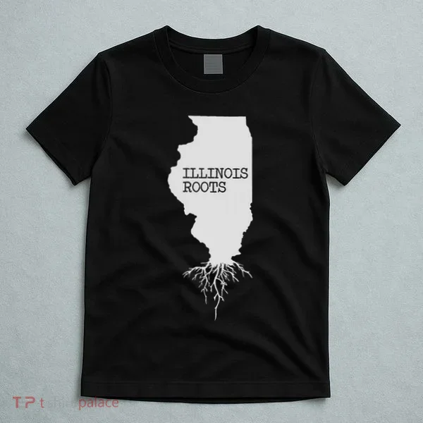 Illinois Roots  State Map Gift Illinois T-Shirt