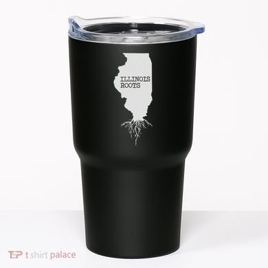 Illinois Roots  State Map Gift Illinois Tumbler