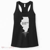 Illinois Roots  State Map Gift Illinois Women's Tank Top thumb 0