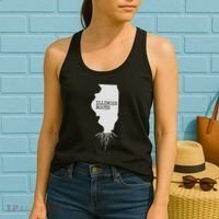Illinois Roots  State Map Gift Illinois Women's Tank Top thumb 2