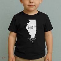 Illinois Roots  State Map Gift Illinois Toddler T-Shirt thumb 2