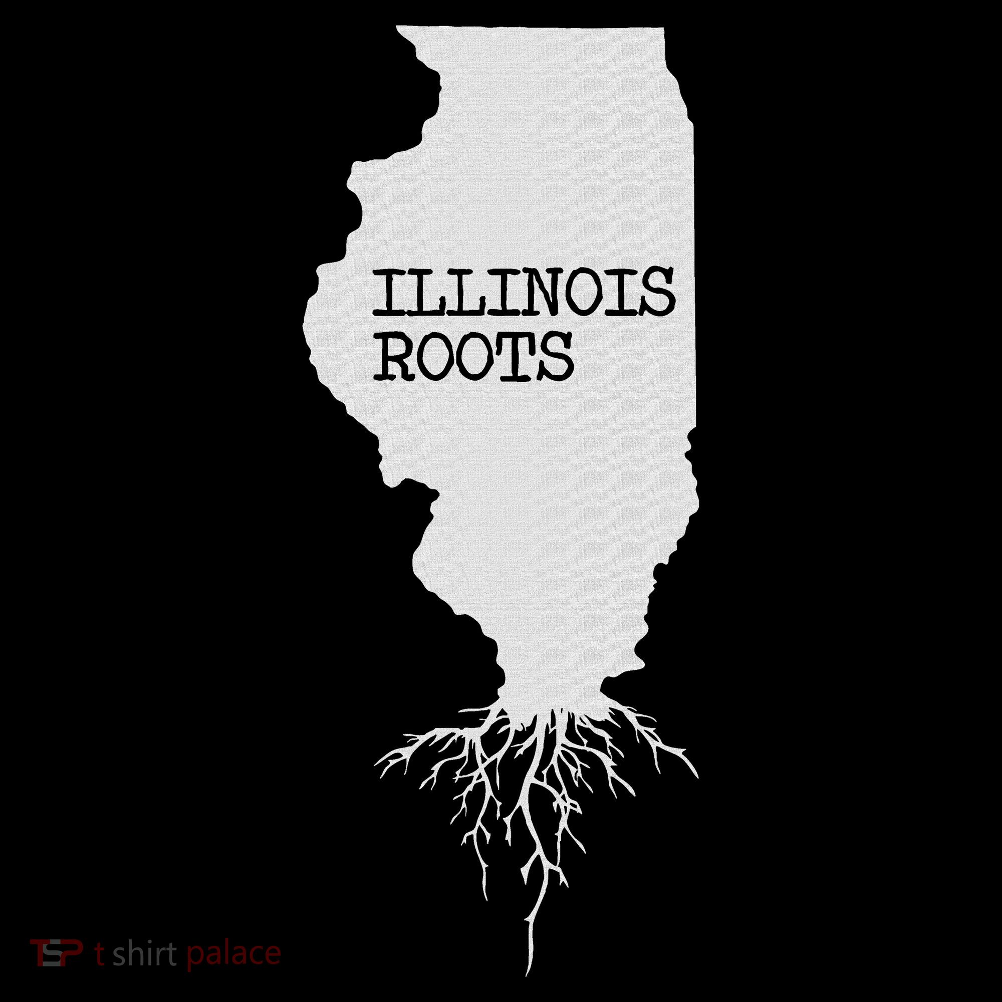 Illinois Roots  State Map Gift Illinois Toddler T-Shirt