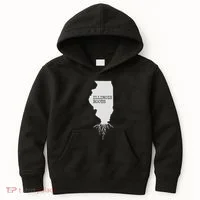Illinois Roots  State Map Gift Illinois Kids Hoodie thumb 0