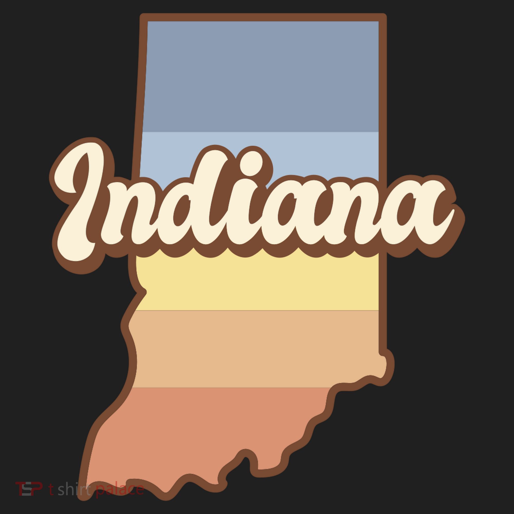 Indiana Retro Sunset Logo Women's Sweatshirt