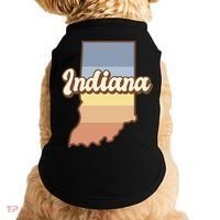 Indiana Retro Sunset Logo Doggie Tank thumb 0