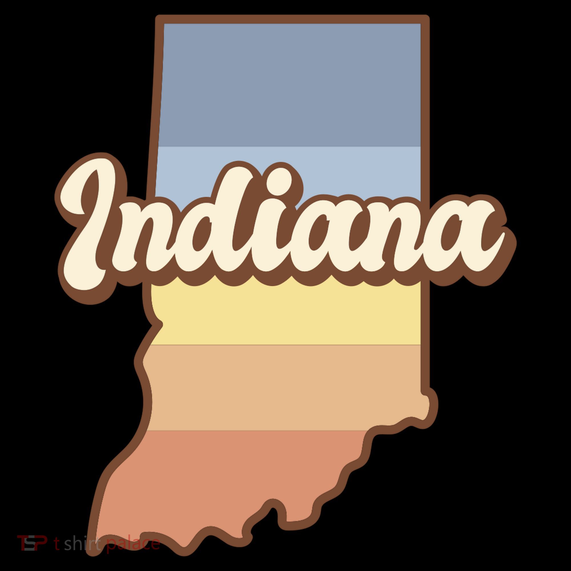 Indiana Retro Sunset Logo Coffee Mug