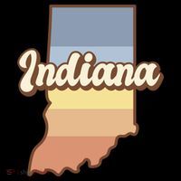 Indiana Retro Sunset Logo Women's Hoodie thumb 2