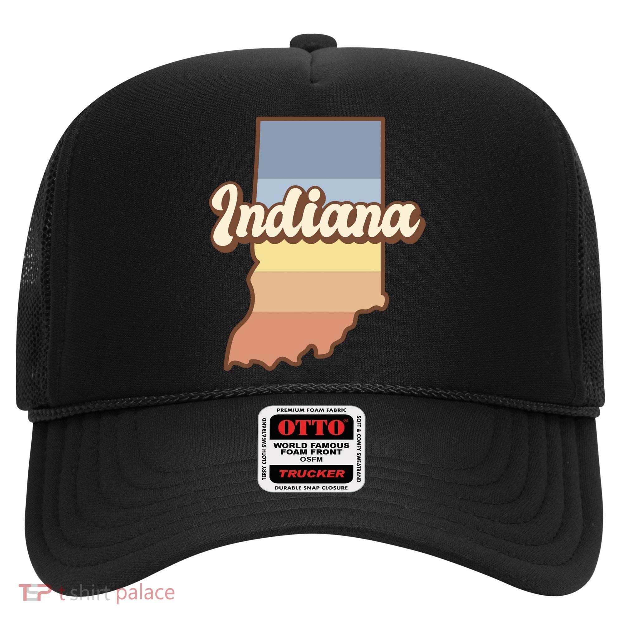 Indiana Retro Sunset Logo Hat