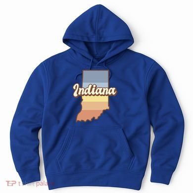 Indiana Retro Sunset Logo Hoodie