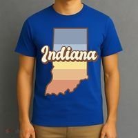 Indiana Retro Sunset Logo T-Shirt thumb 3