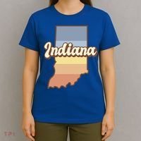 Indiana Retro Sunset Logo T-Shirt thumb 4