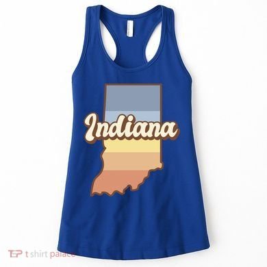 Indiana Retro Sunset Logo Women's Tank Top