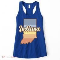 Indiana Retro Sunset Logo Women's Tank Top thumb 0
