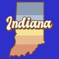 Indiana Retro Sunset Logo Women's Tank Top thumb 5