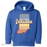 Indiana Retro Sunset Logo Toddler Hoodie thumb 0