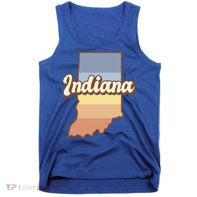 Indiana Retro Sunset Logo Tank Top