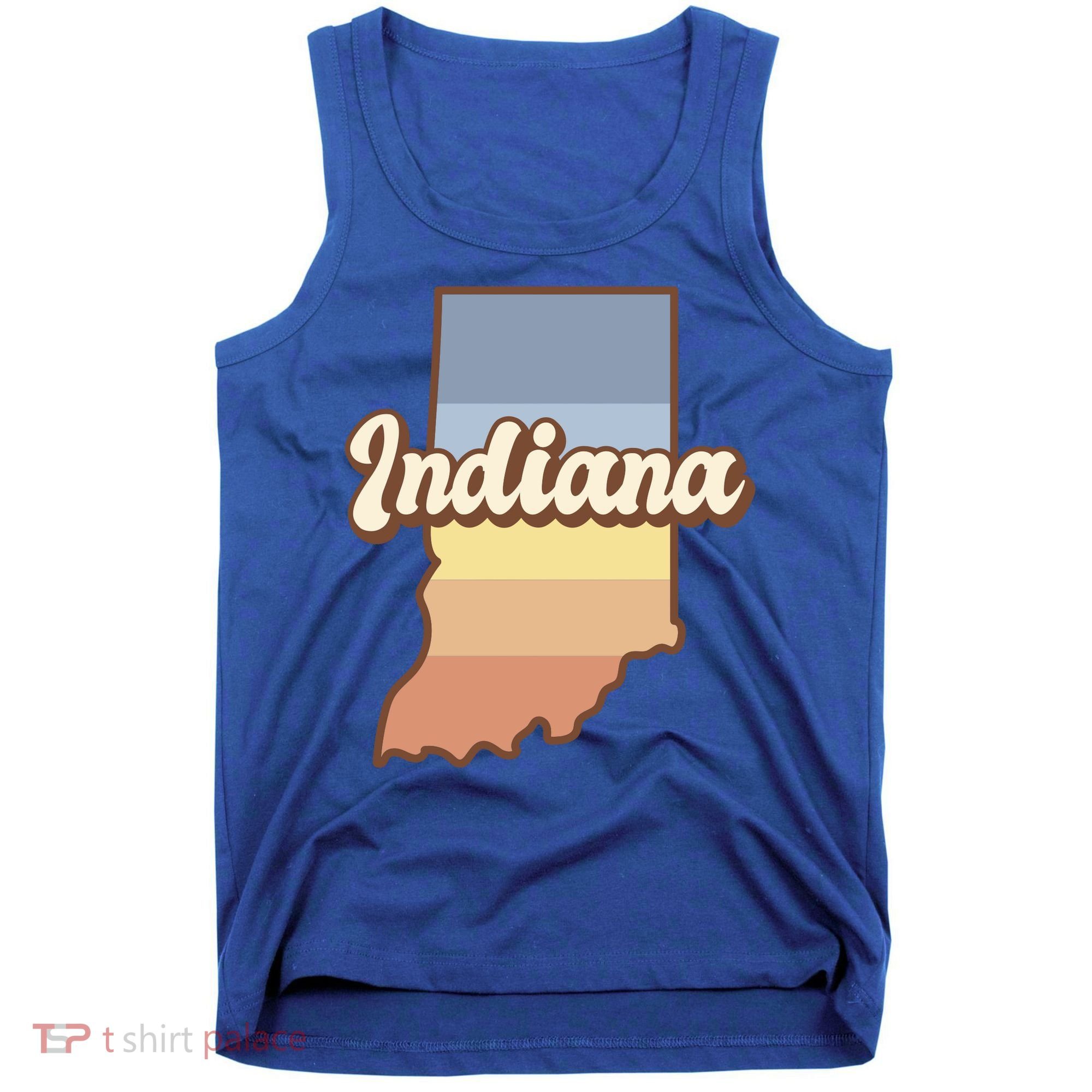 Indiana Retro Sunset Logo Tank Top