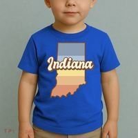 Indiana Retro Sunset Logo Toddler T-Shirt thumb 2
