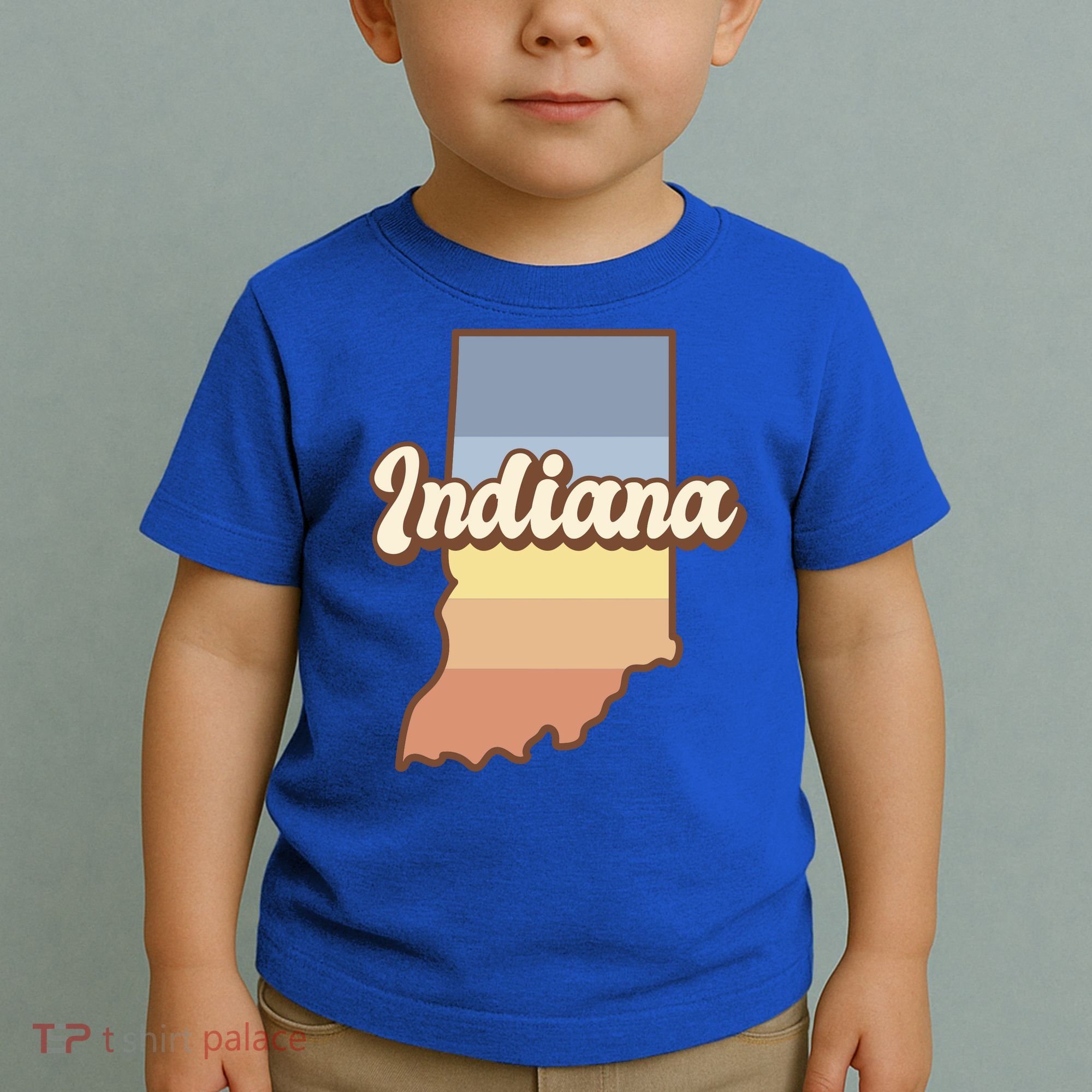 Indiana Retro Sunset Logo Toddler T-Shirt