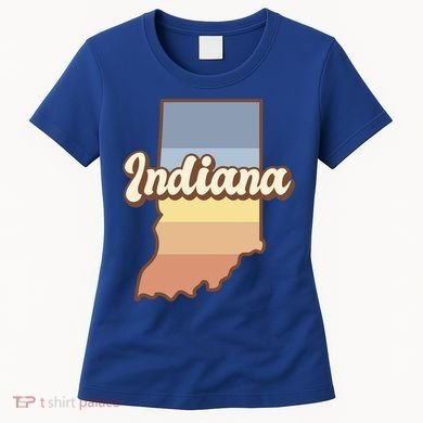 Indiana Retro Sunset Logo Women's T-Shirt