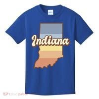 Indiana Retro Sunset Logo Kids T-Shirt thumb 0
