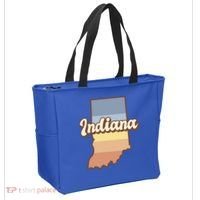 Indiana Retro Sunset Logo Tote Bag thumb 2