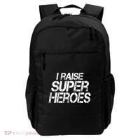 I Raise Super Heroes Proud Super Mom Super Dad Cute Gift Backpack thumb 0