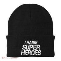 I Raise Super Heroes Proud Super Mom Super Dad Cute Gift Beanie thumb 0