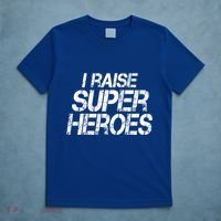 I Raise Super Heroes Proud Super Mom Super Dad Cute Gift T-Shirt thumb 5