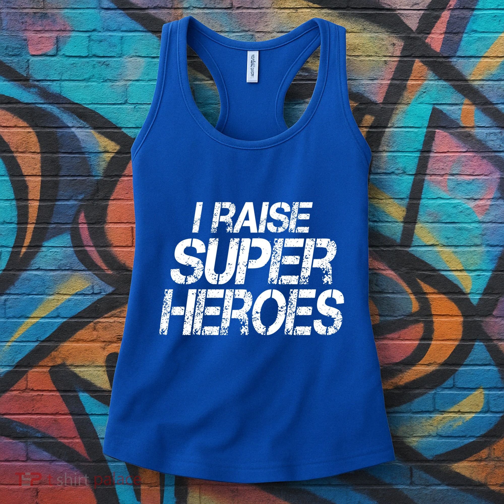 I Raise Super Heroes Proud Super Mom Super Dad Cute Gift Women's Tank Top
