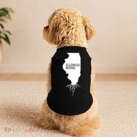 Illinois Roots Shirts State Map Gift Illinois Doggie Tank thumb 2
