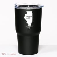 Illinois Roots Shirts State Map Gift Illinois Tumbler thumb 0