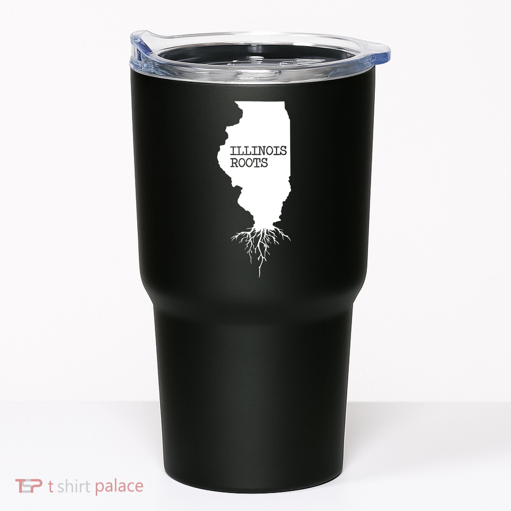 Illinois Roots Shirts State Map Gift Illinois Tumbler