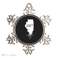 Illinois Roots Shirts State Map Gift Illinois Ornament thumb 0