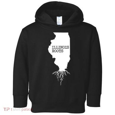 Illinois Roots Shirts State Map Gift Illinois Toddler Hoodie
