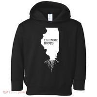 Illinois Roots Shirts State Map Gift Illinois Toddler Hoodie thumb 0