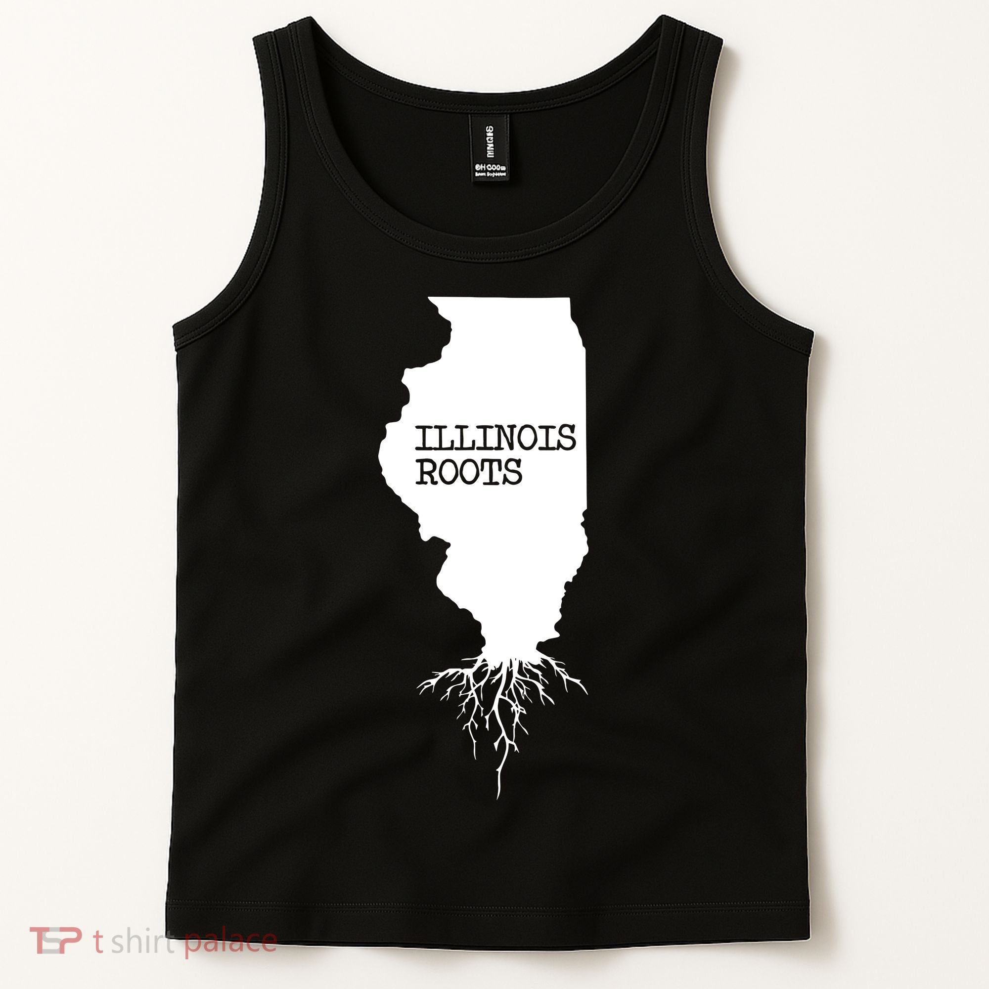 Illinois Roots Shirts State Map Gift Illinois Tank Top