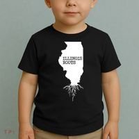 Illinois Roots Shirts State Map Gift Illinois Toddler T-Shirt thumb 2