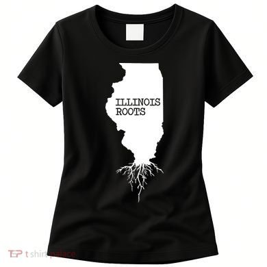 Illinois Roots Shirts State Map Gift Illinois Women's T-Shirt